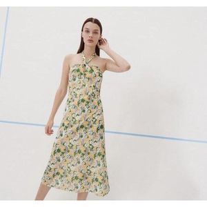 Zara Halter Dress - Size Small - Multicolored